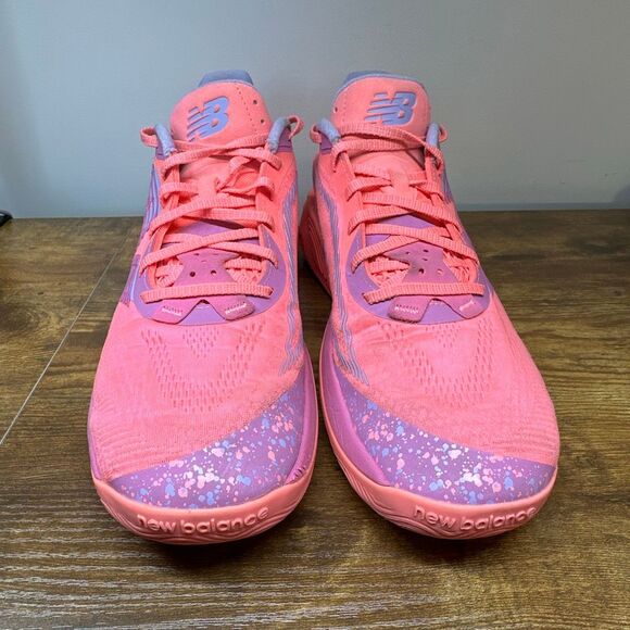 New Balance Basketball Shoes Mens 13 Pink Two WXY v5 Sneakers Running Workout - Picture 2 of 13